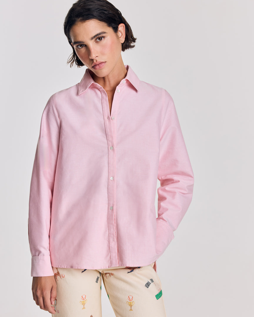 Chemise Liseron rose dragé