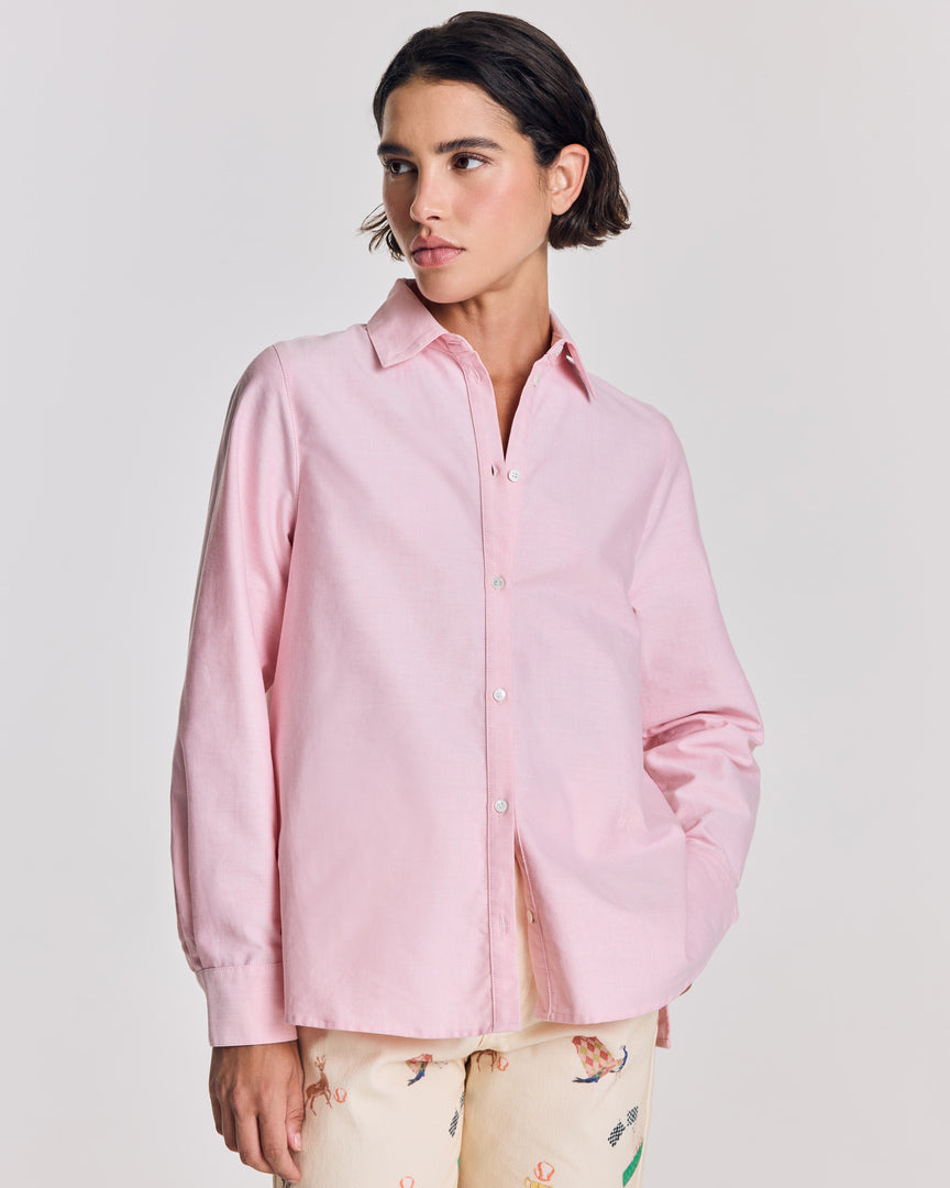 Chemise Liseron rose dragé