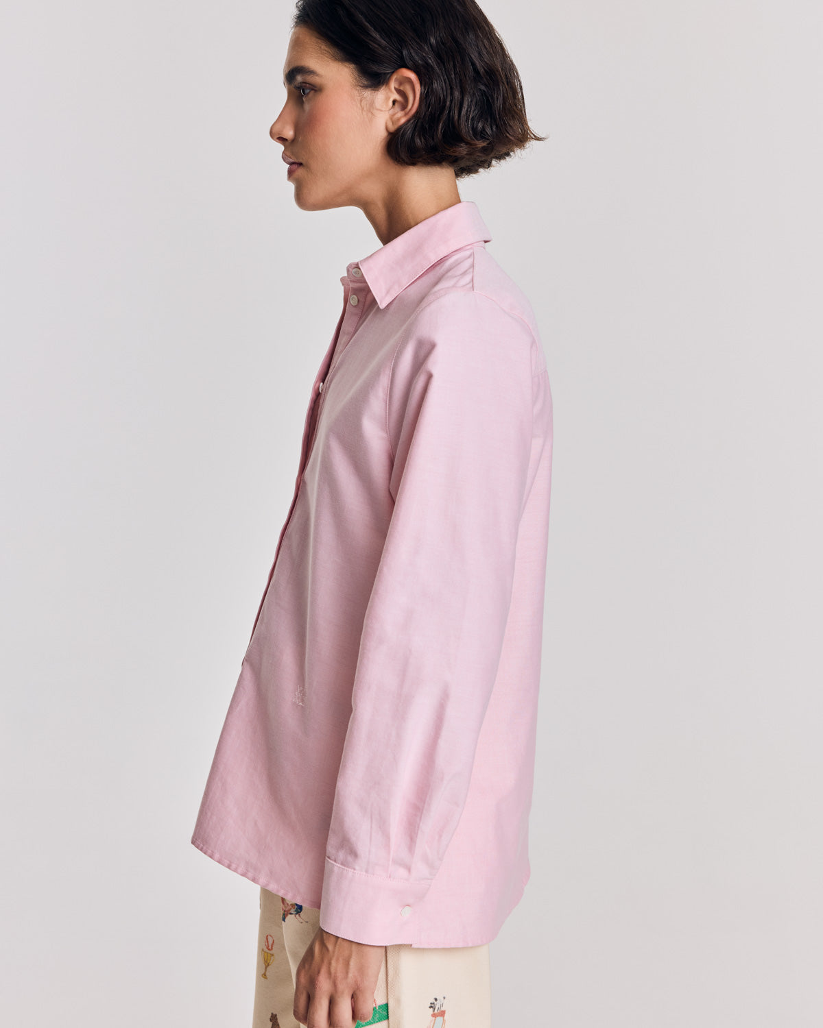 Chemise Liseron rose dragé