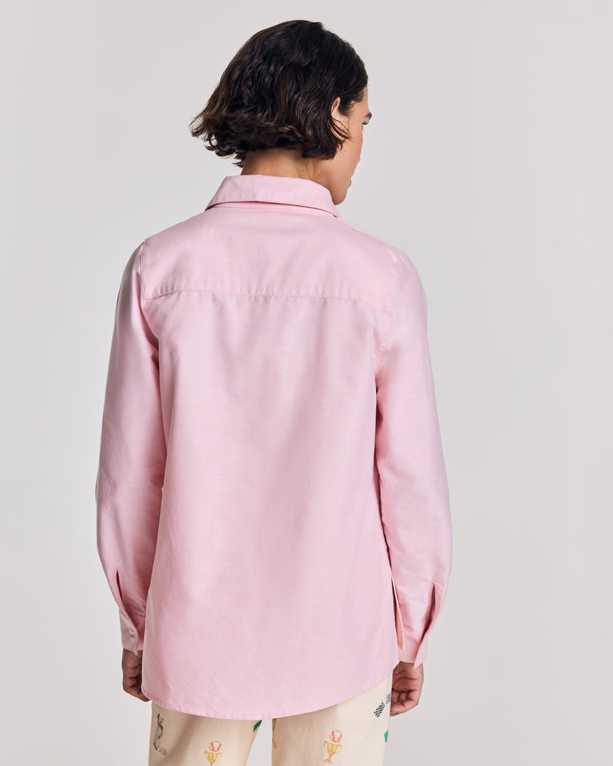 Chemise Liseron rose dragé