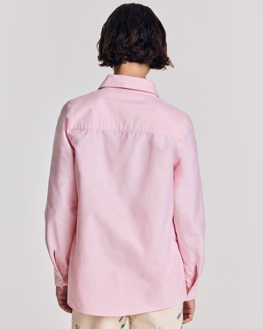 Chemise Liseron rose dragé