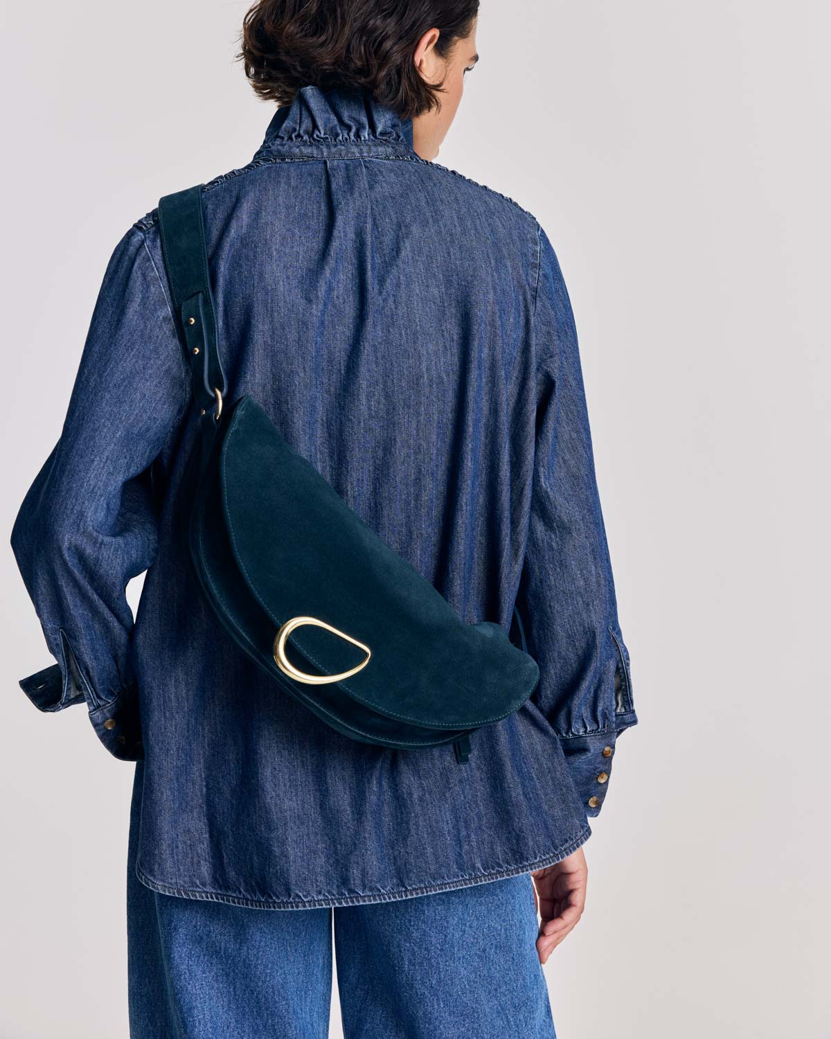 Chemise Léonor bleu chambray foncé