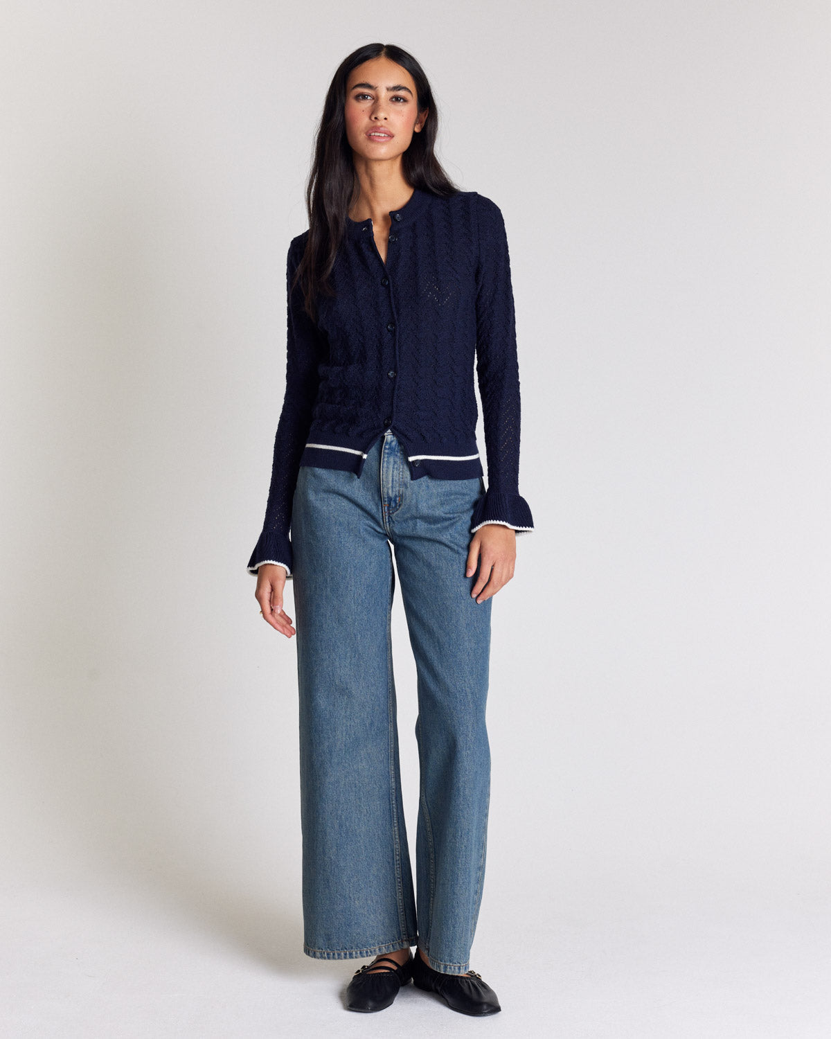 Jean Leonard bleu vintage