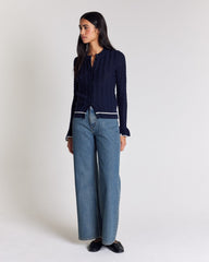 Jean Leonard bleu vintage