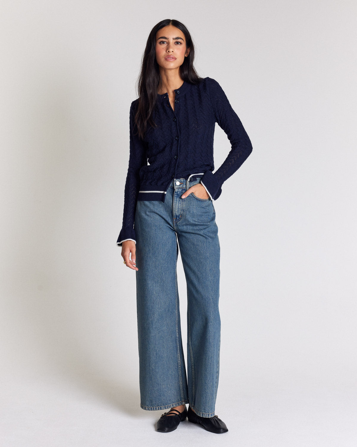 Jean Leonard bleu vintage