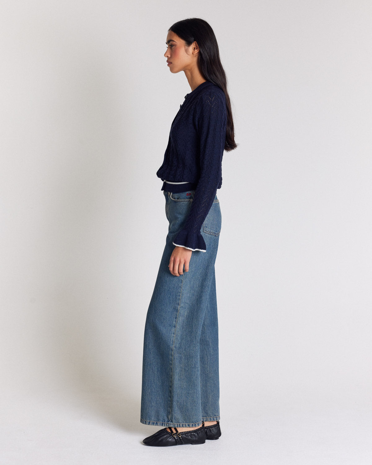 Jean Leonard bleu vintage