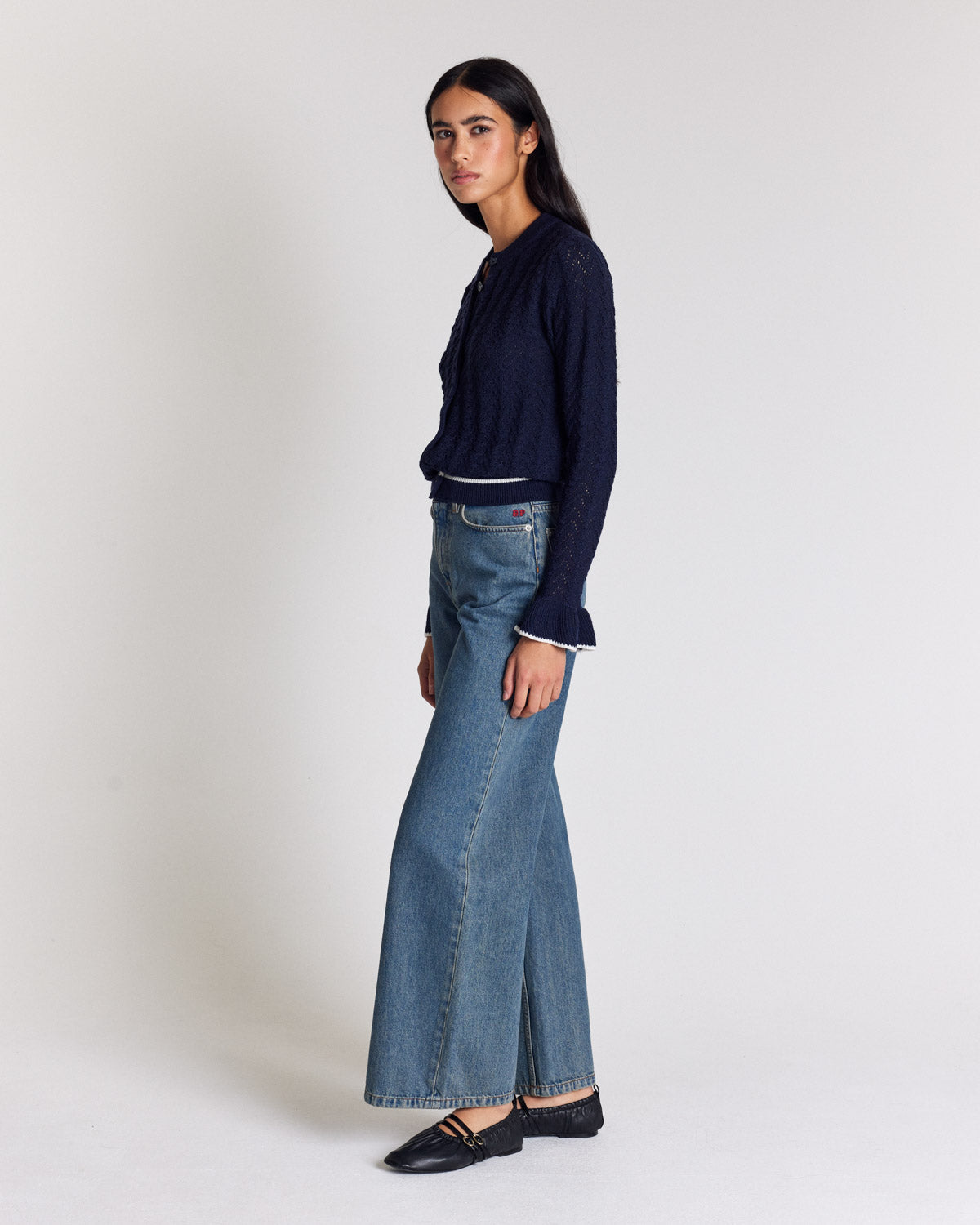 Jean Leonard bleu vintage