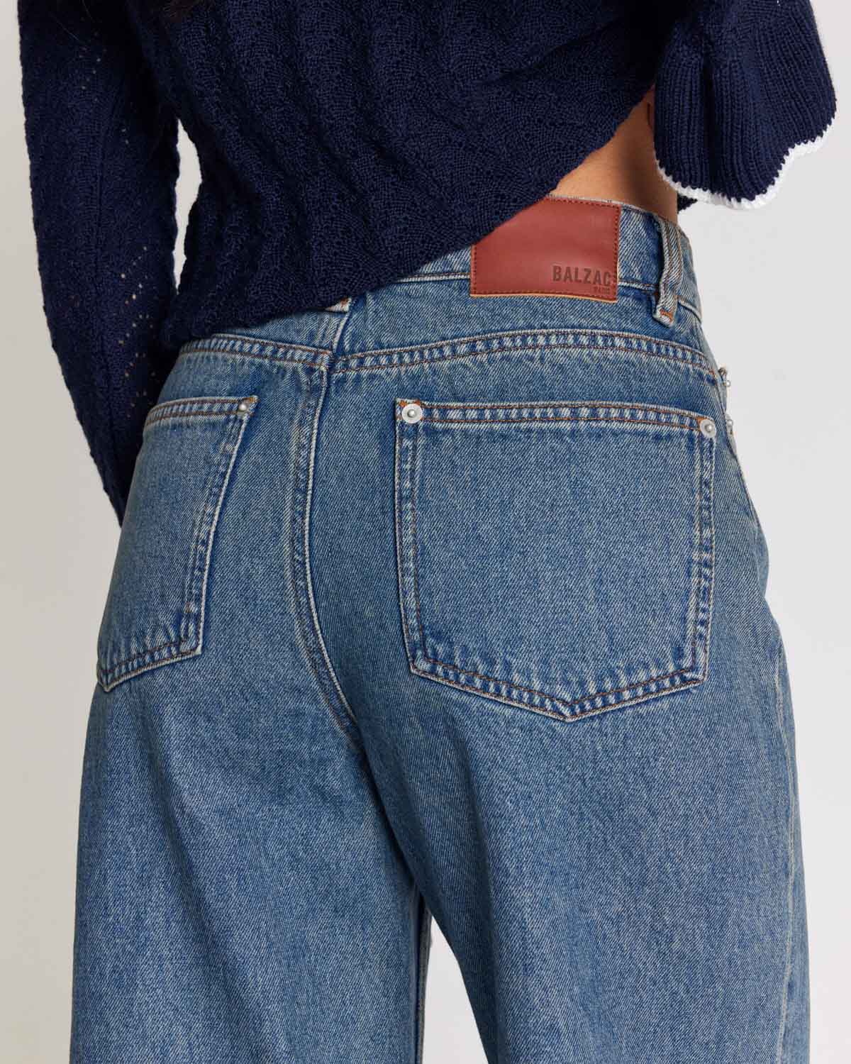 Jean Leonard bleu vintage