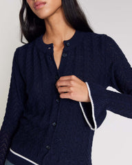 Cardigan Adriana bleu marine