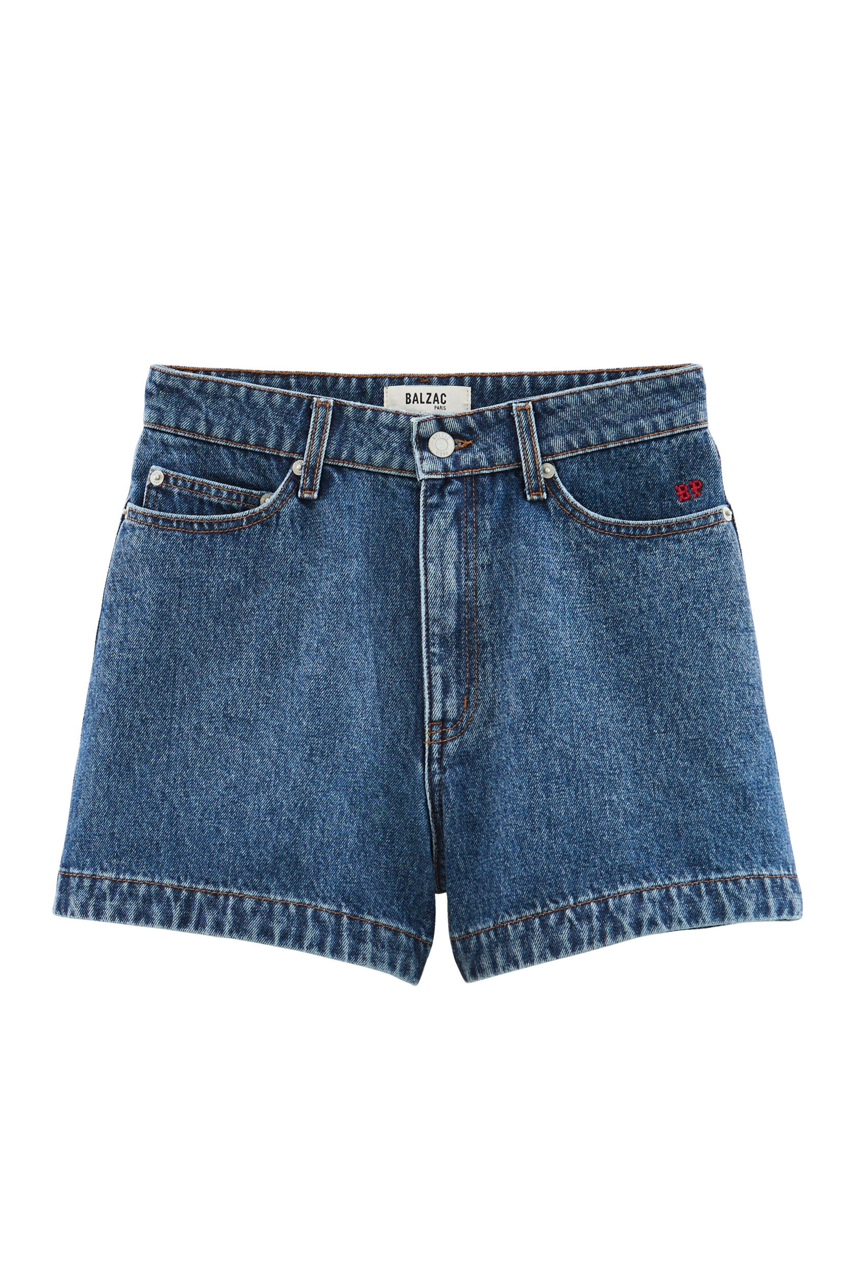 Short Elias bleu fumé