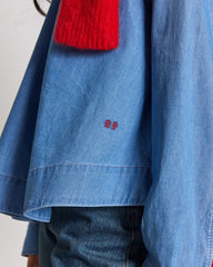 Blouse Zoelie bleu chambray