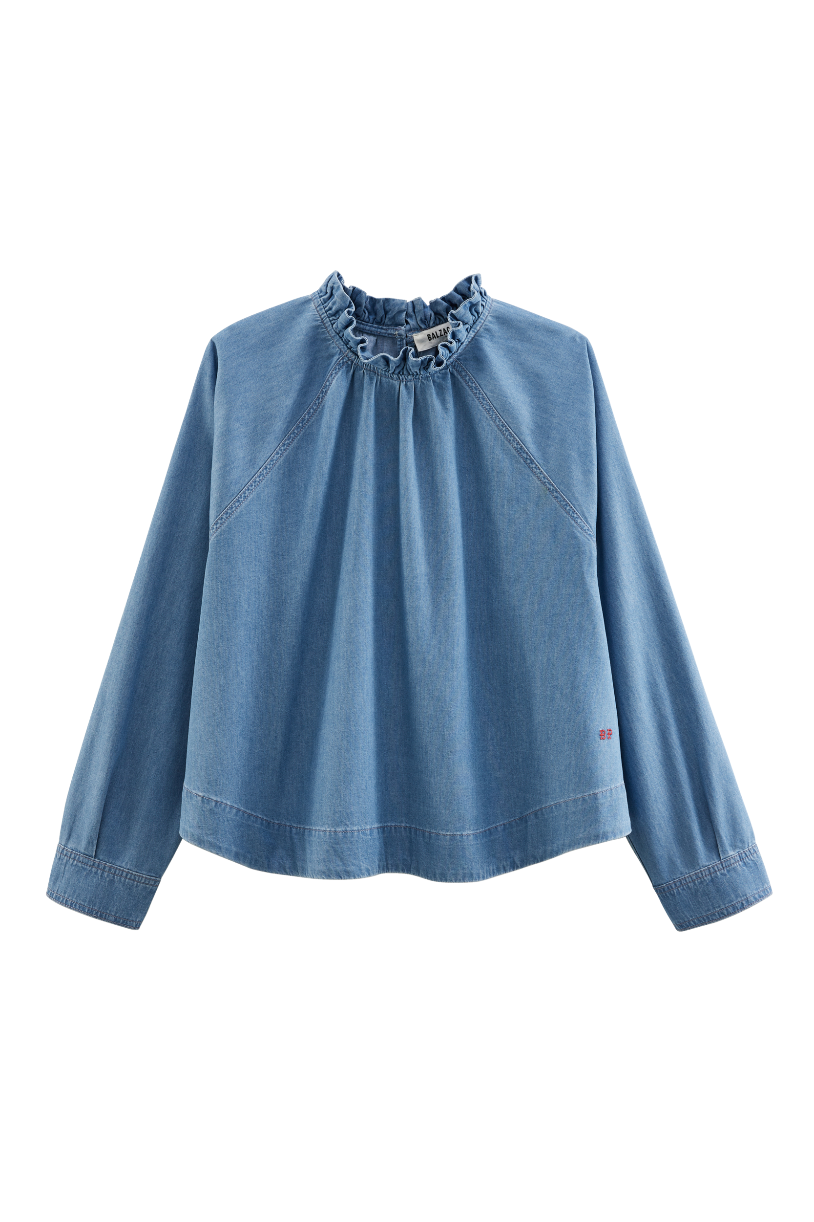 Blouse Zoelie bleu chambray