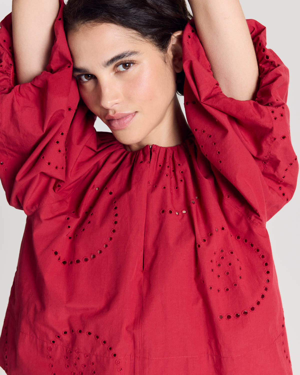 Blouse Mona rouge