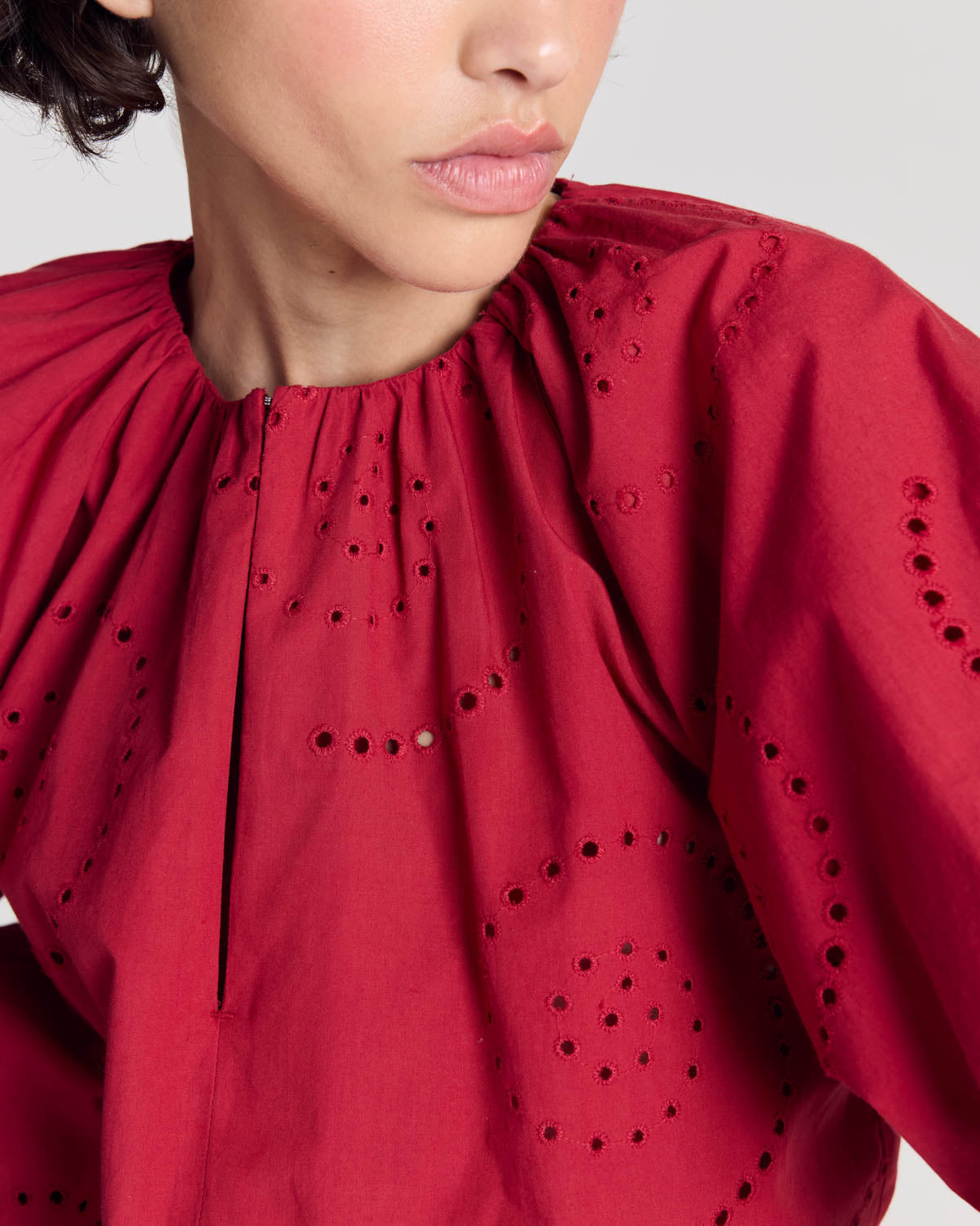 Blouse Mona rouge