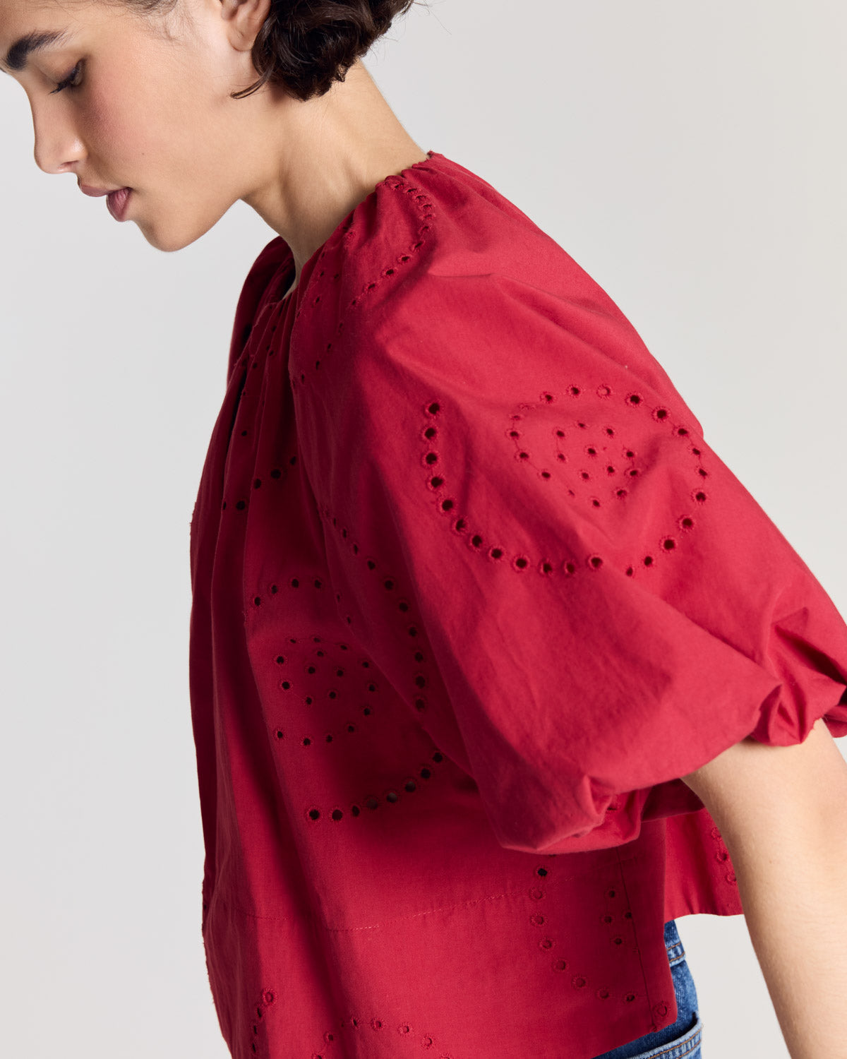Blouse Mona rouge