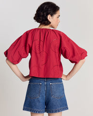 Blouse Mona rouge