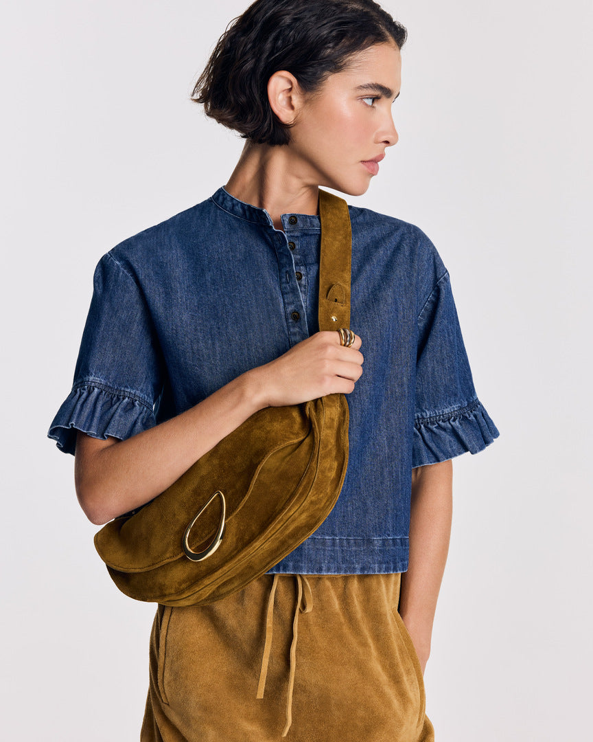 Blouse Constantine bleu chambray foncé
