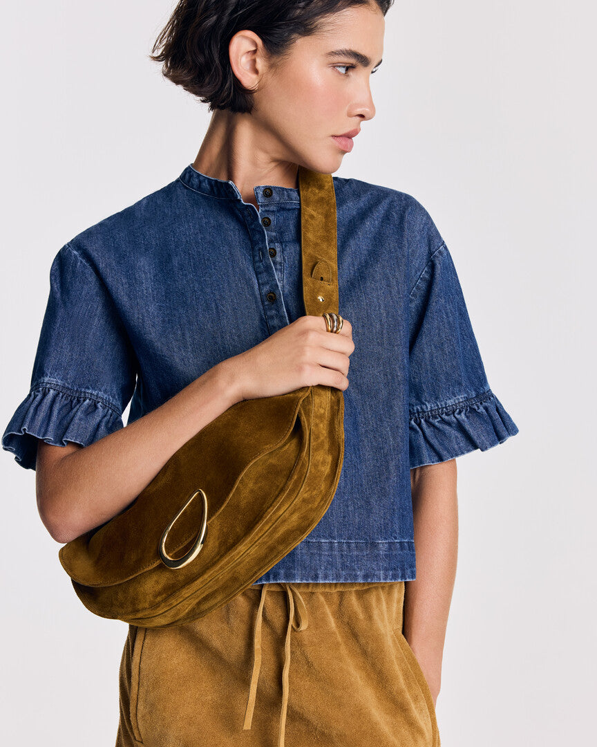 Blouse Constantine bleu chambray foncé