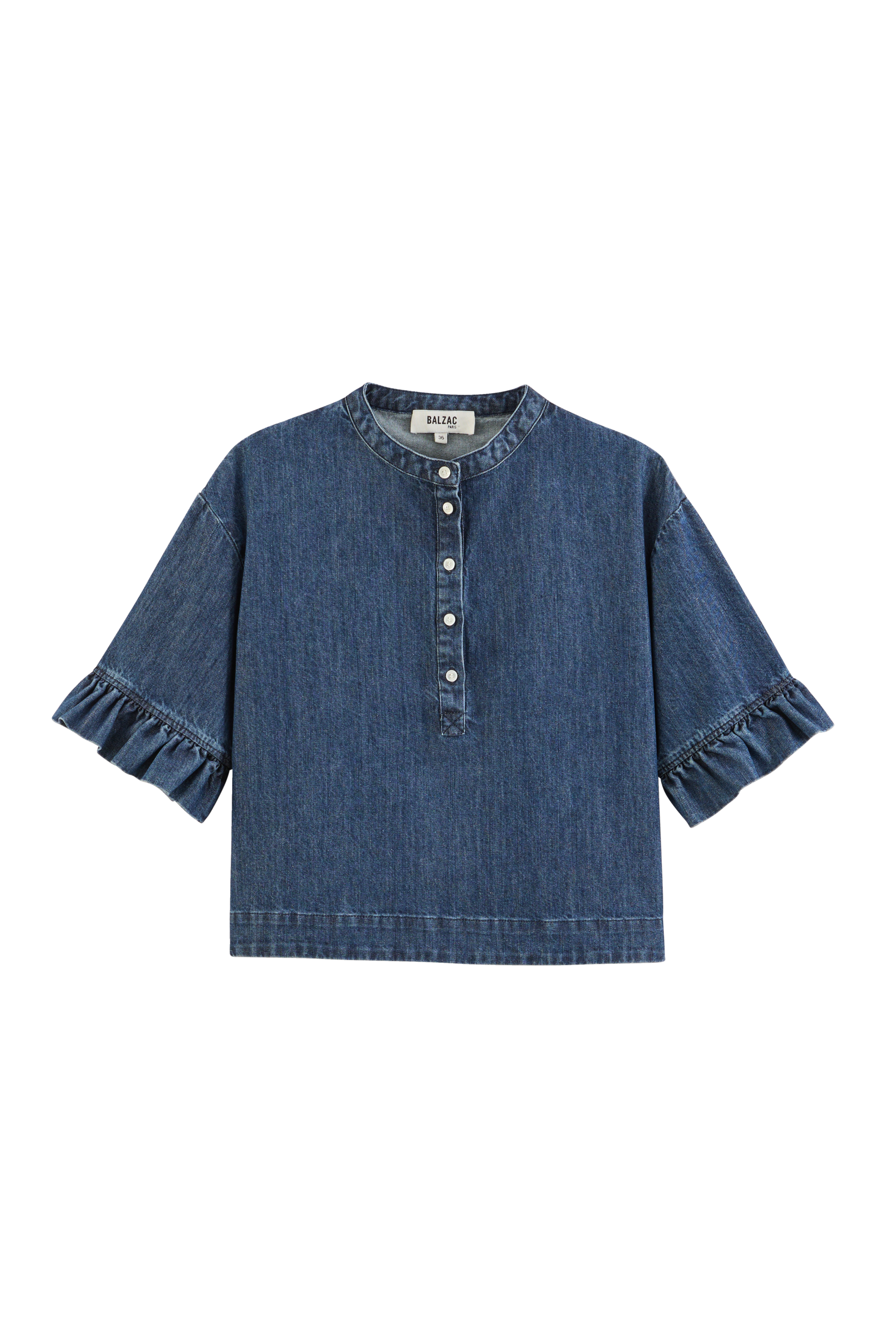 Blouse Constantine bleu chambray foncé