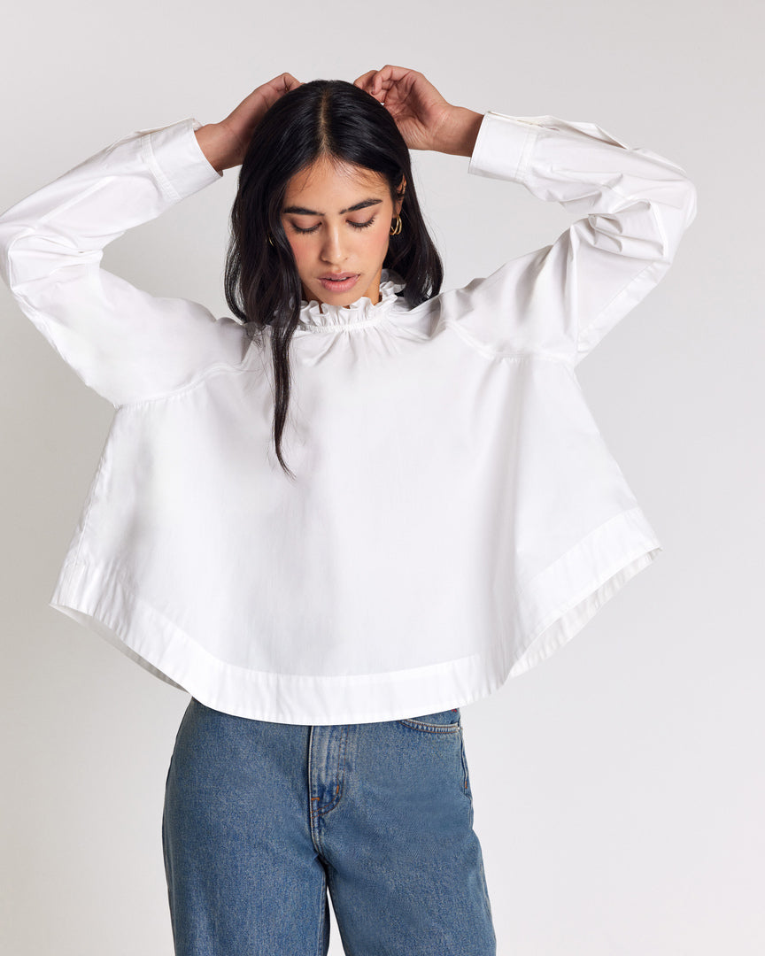 Blouse Zoelie blanc naturel