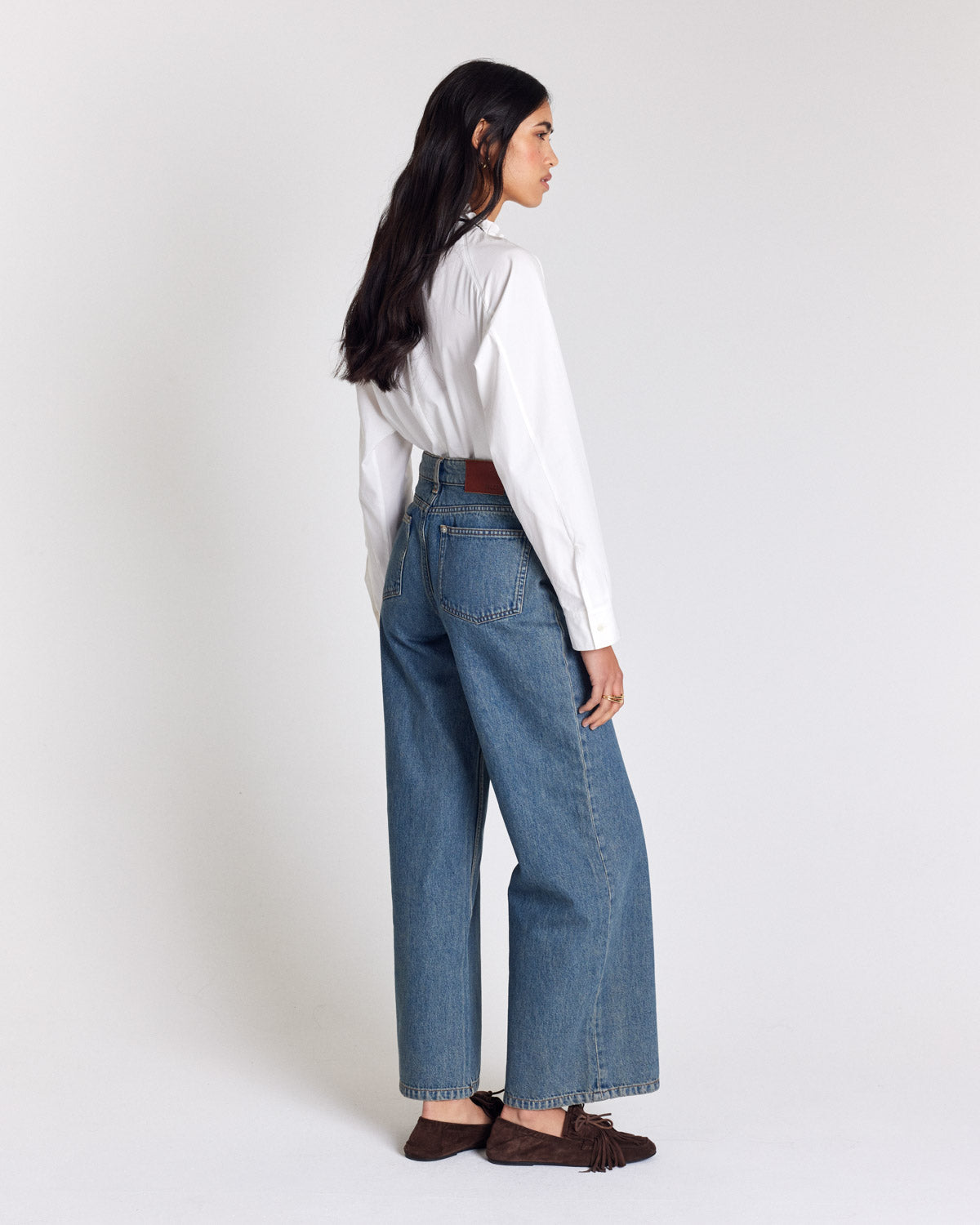 Jean Mateo bleu vintage