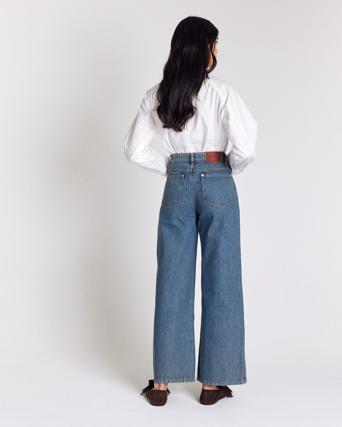 Jean Mateo bleu vintage