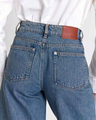 Jean Mateo bleu vintage