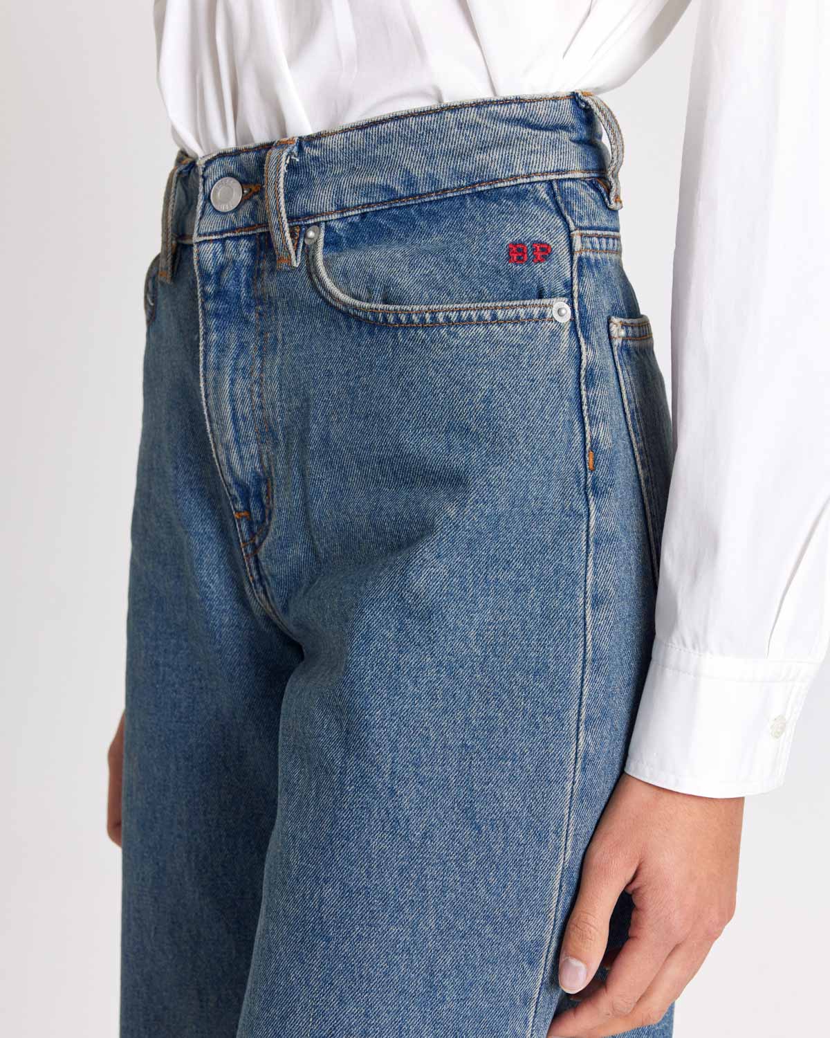 Jean Mateo bleu vintage