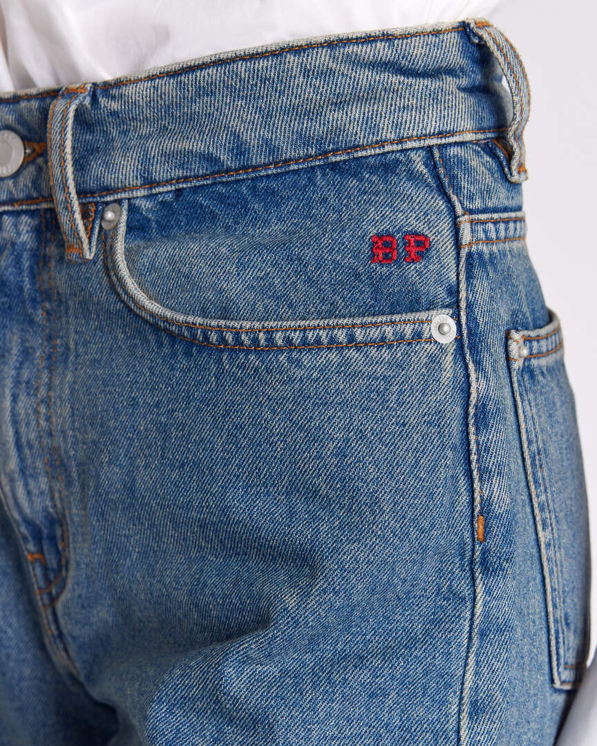 Jean Mateo bleu vintage