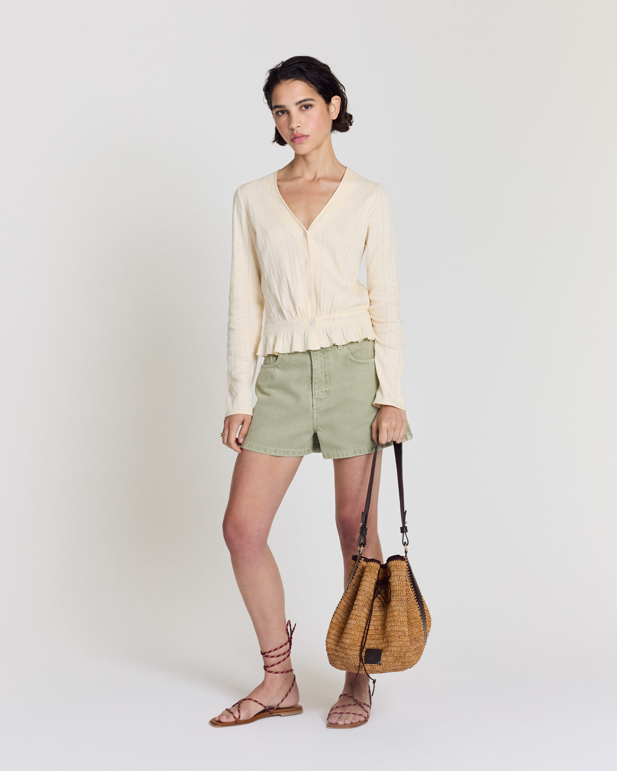 Cardigan Noelie crème