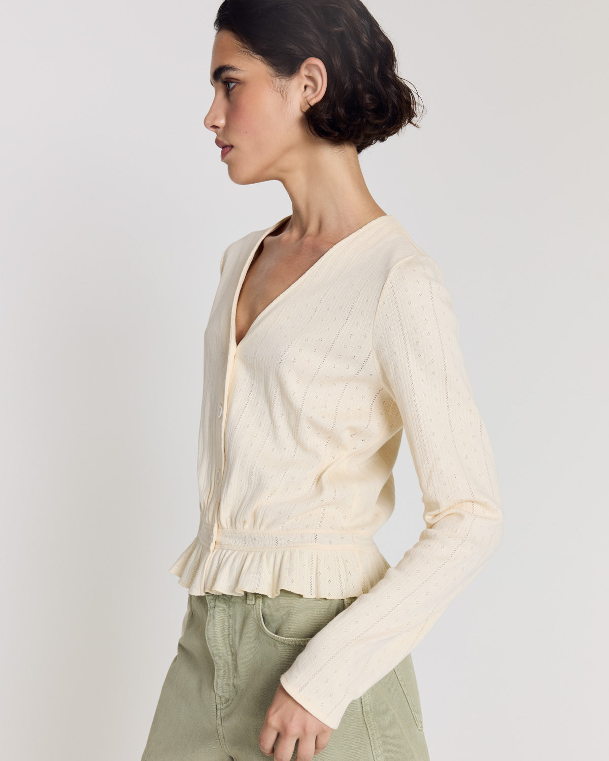 Cardigan Noelie crème