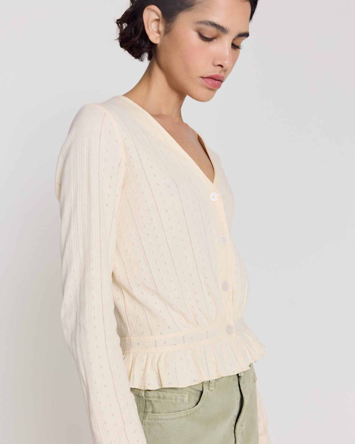 Cardigan Noelie crème