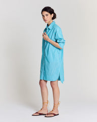 Robe Lowen rayures turquoise