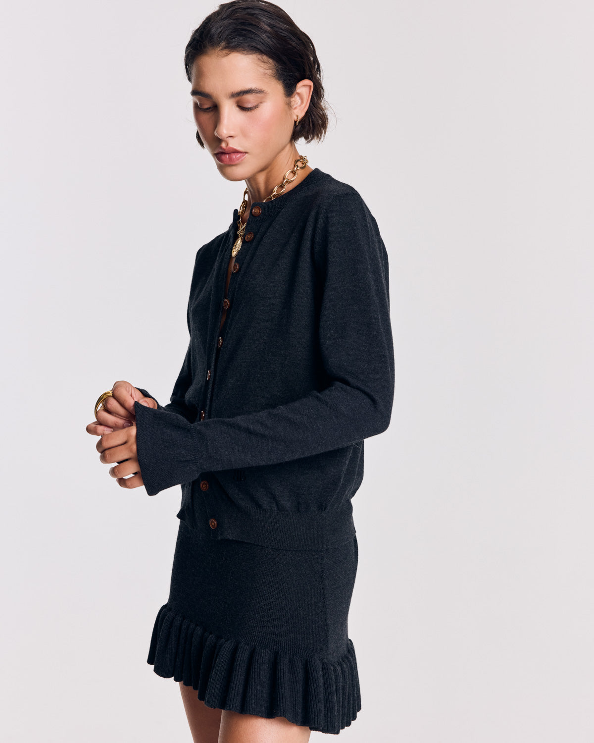 Jupe Dorothée gris anthracite