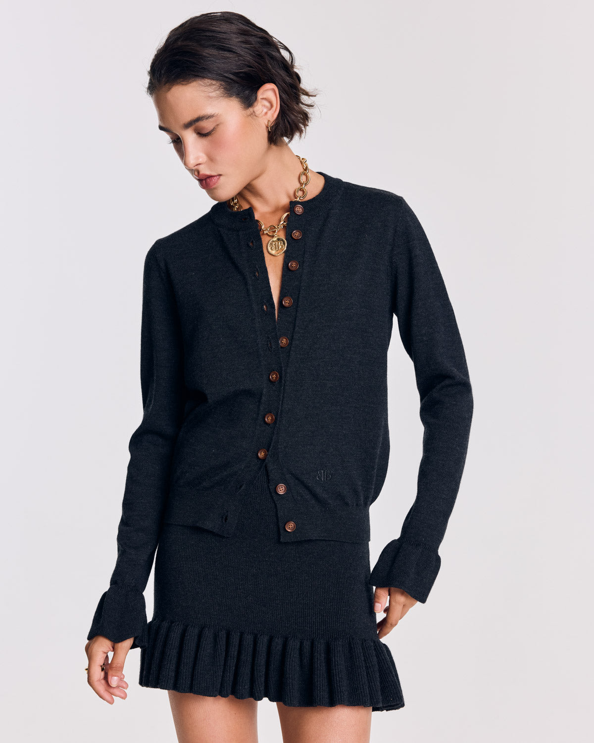 Jupe Dorothée gris anthracite