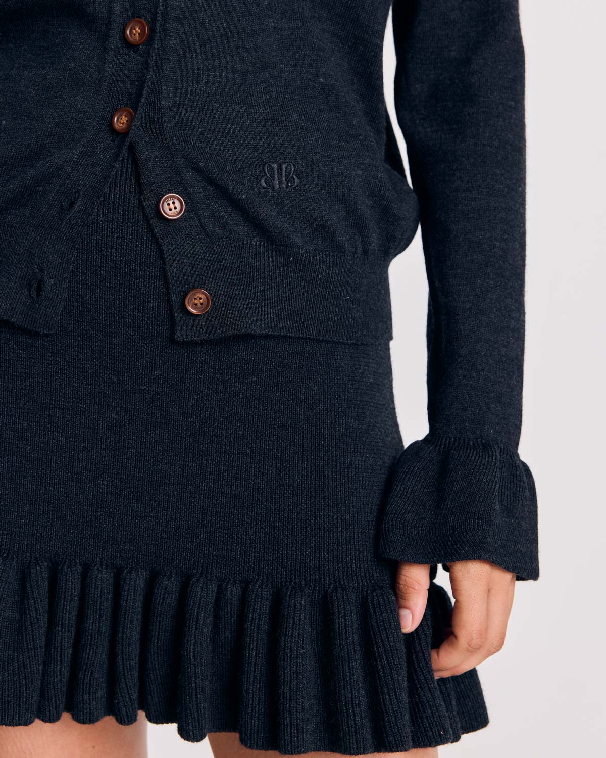 Jupe Dorothée gris anthracite