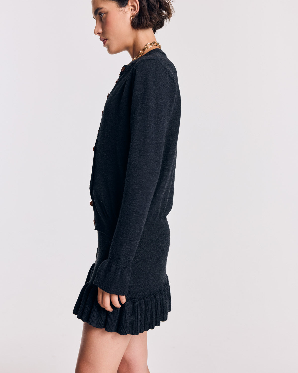 Jupe Dorothée gris anthracite