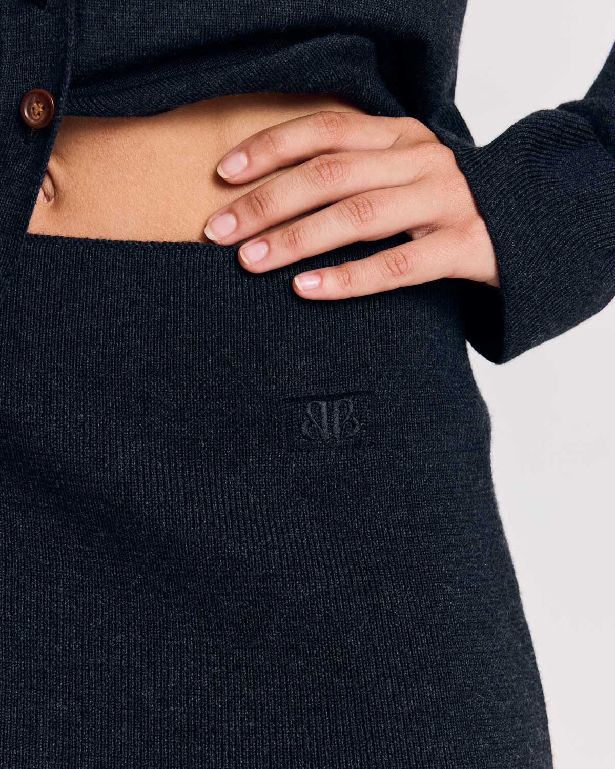 Cardigan Rosalia gris anthracite