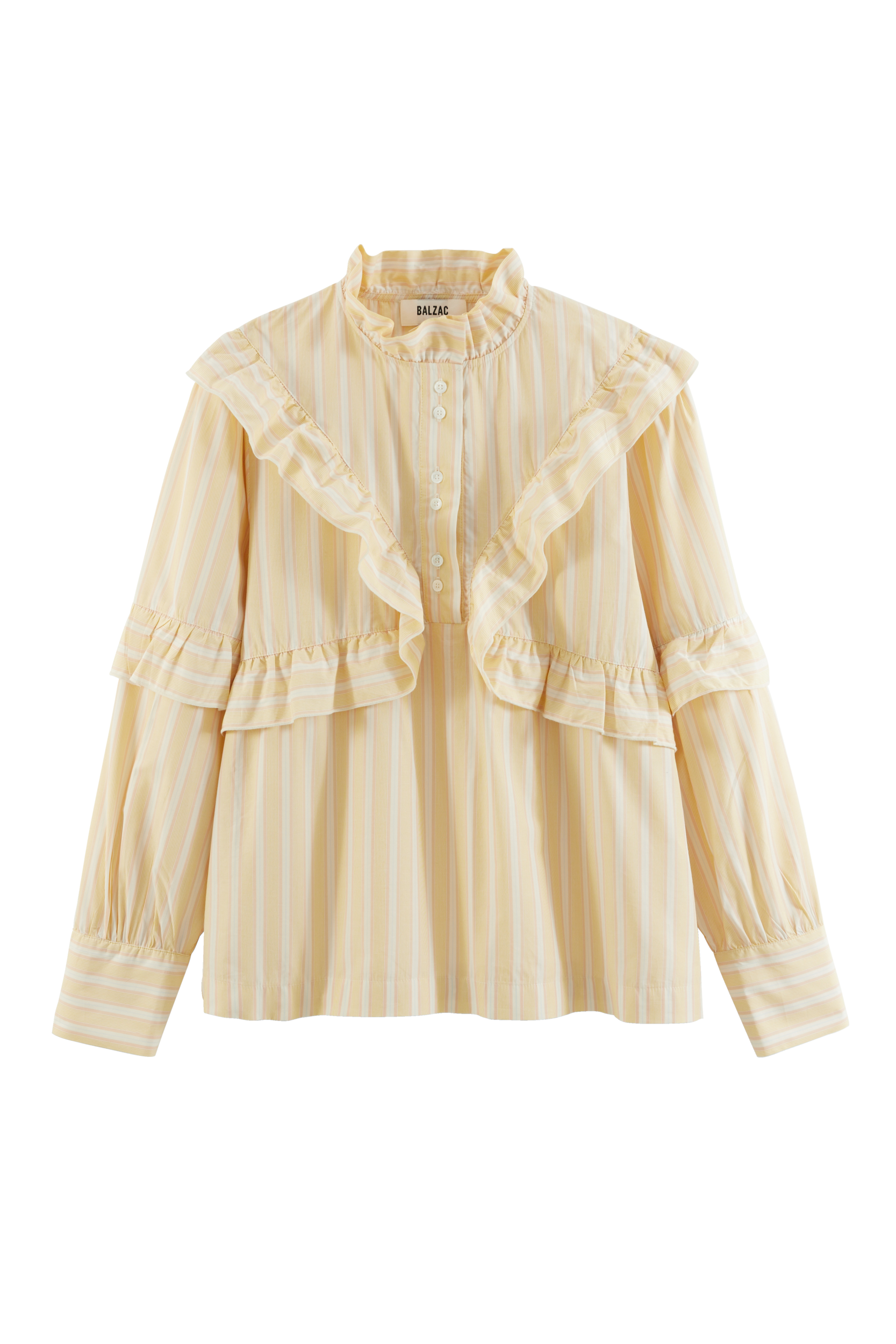 Blouse Amelia rayures jaune