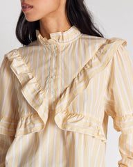 Blouse Amelia rayures jaune