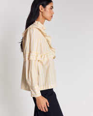 Blouse Amelia rayures jaune