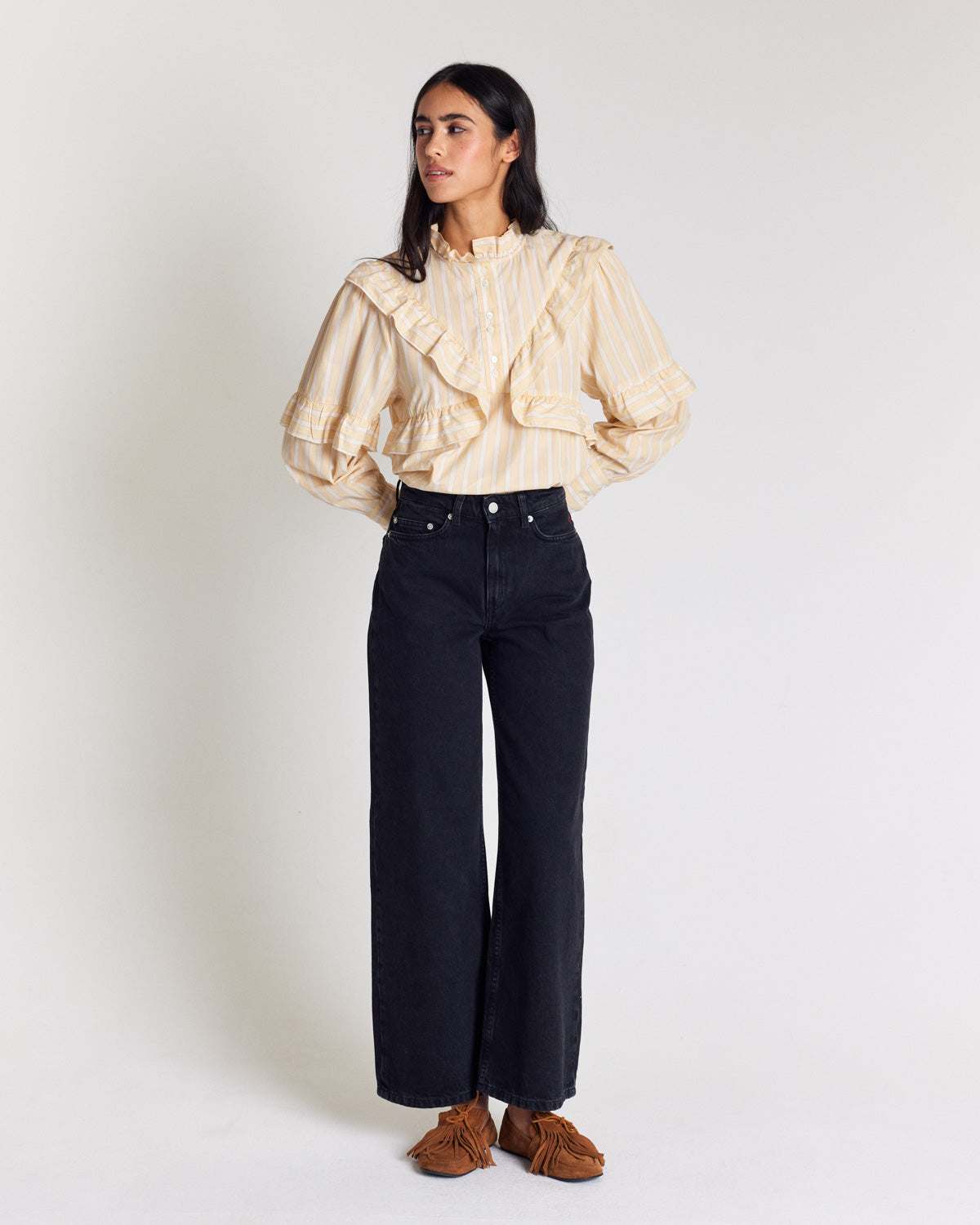 Blouse Amelia rayures jaune