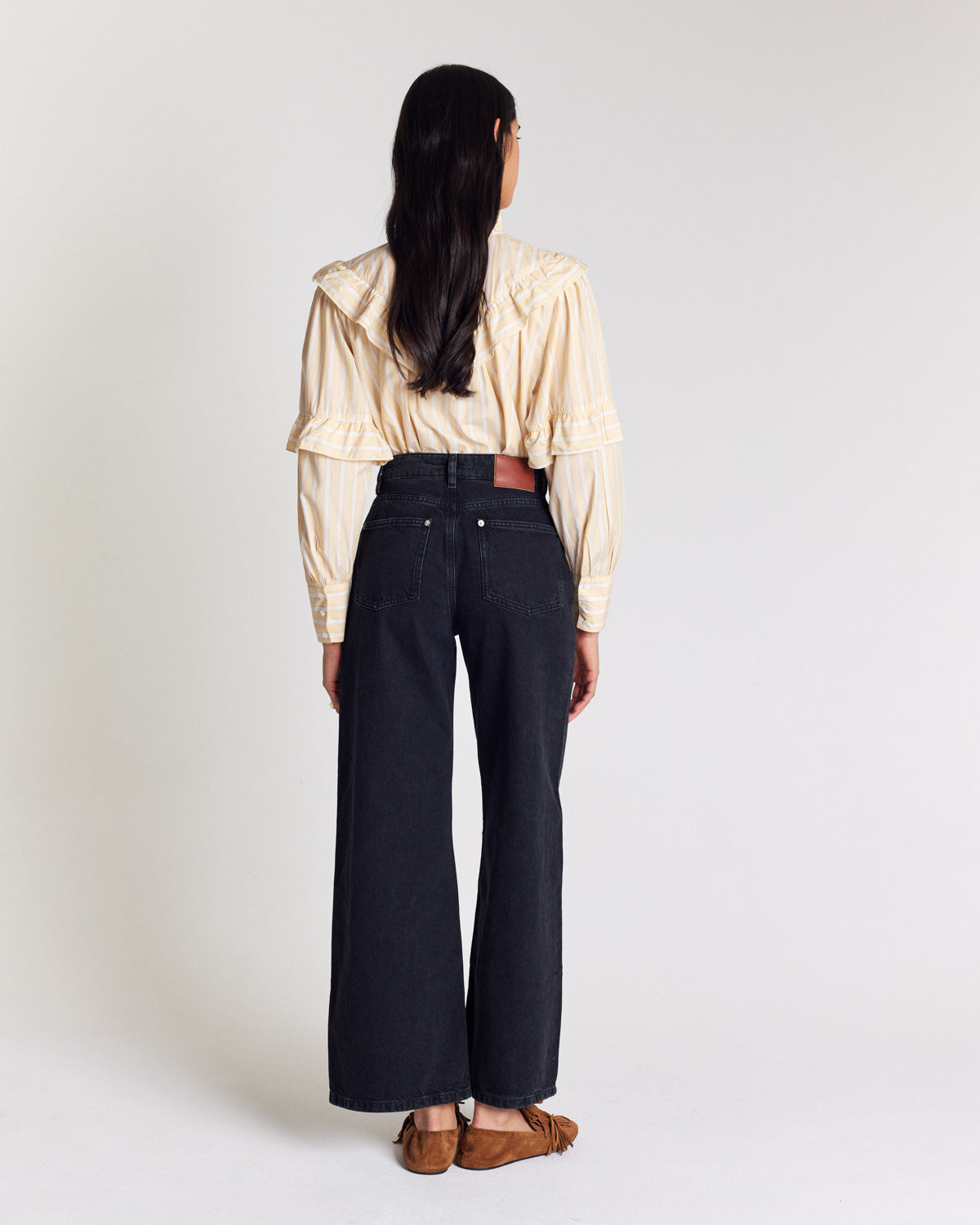 Blouse Amelia rayures jaune
