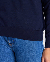 Pull Fabio bleu marine