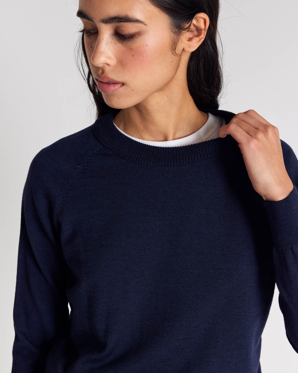 Pull Fabio bleu marine
