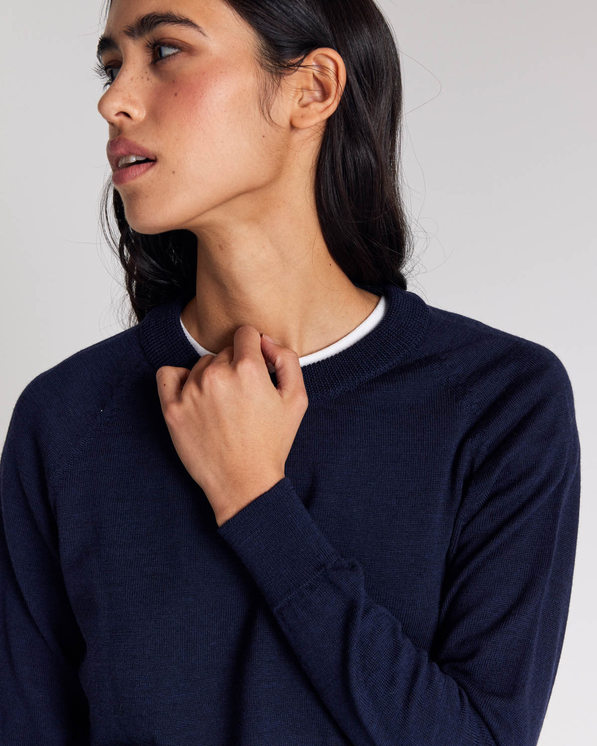 Pull Fabio bleu marine