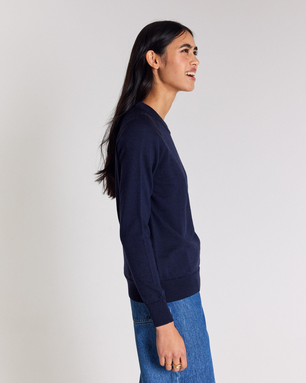 Pull Fabio bleu marine