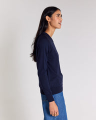 Pull Fabio bleu marine