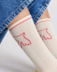 Chaussettes Ella écru