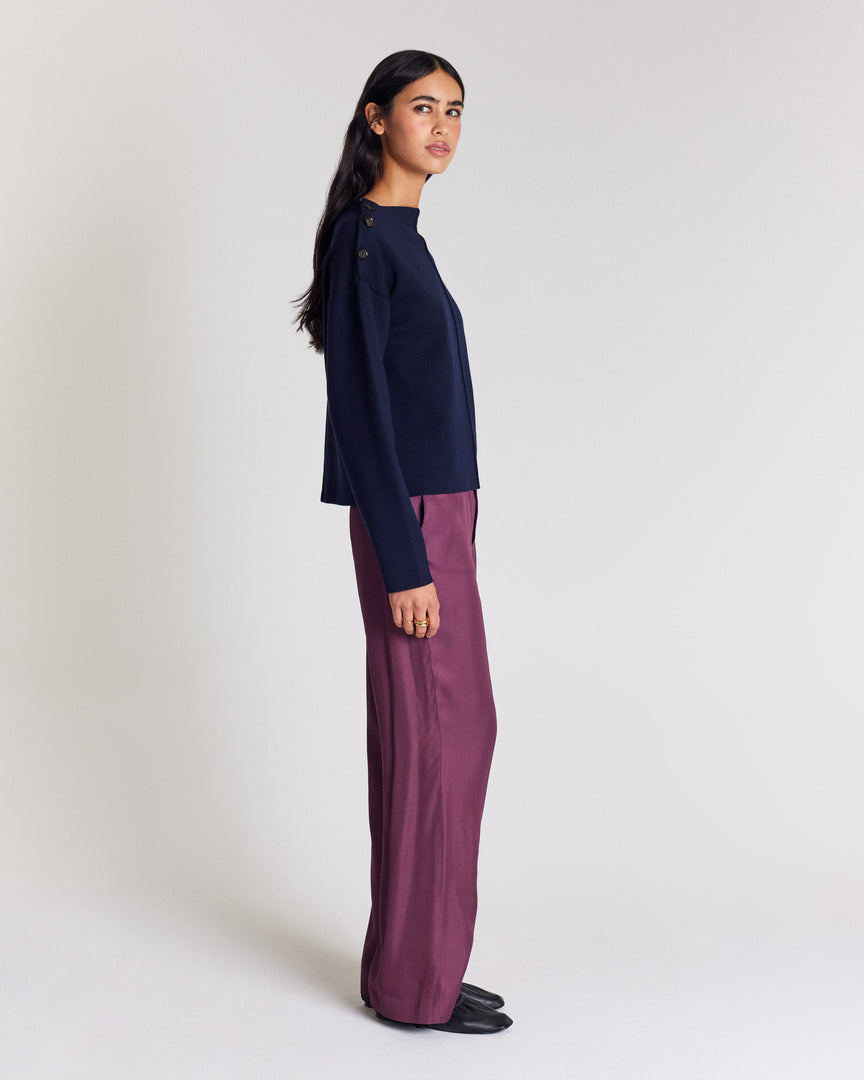 Pantalon Ferdinand prune